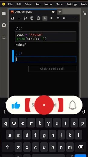 Python Reverse String | Python Shorts for Beginners
