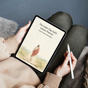 LDS Sunday School Lesson Plan Template – Printable Teacher Planner PDF – Redeemer Edition - Etsy