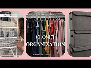 Small Walk-In Closet Organization | Before & After