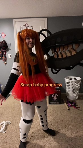 Homemade Scrap Baby Cosplay Progress