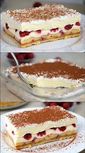 Red Berry Tiramisu in 10 Minutes - Super Easy! 🍓✨
