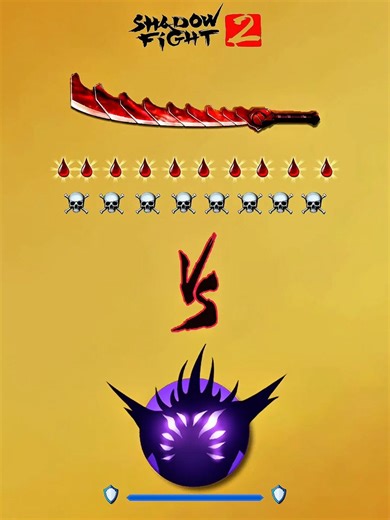 COMPOSITE SWORD WITH UNLIMITED BLEEDING & POISON vs TENEBRIS(The Creator)#shadowfight2 #shorts#edit