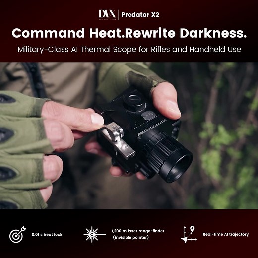 An ultralight AI thermal vision system that redefines speed,...