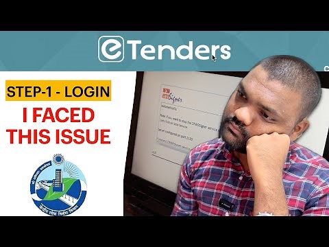 Guide to Logging In to CPWD e-Tenders | Step 1