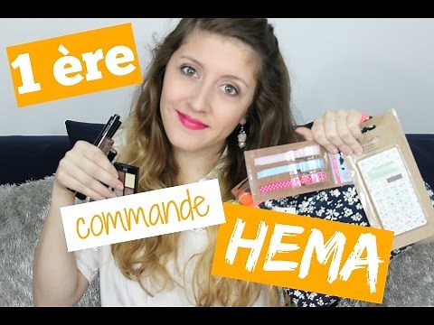 Première commande chez Hema