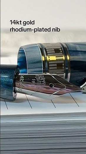 Nettuno Superba “Blue Mamba” 💙 Limited Edition Fountain Pen | True Blue Shimmer