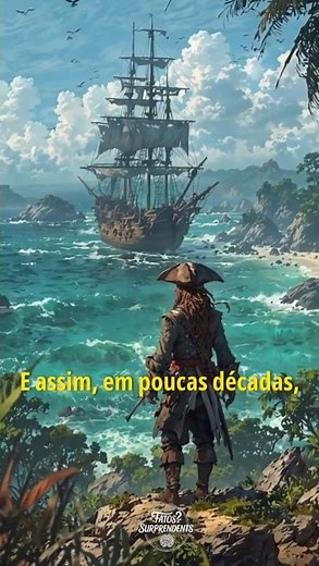 ​A VERDADE Sombria Sobre os PIRATAS do Caribe | O Que Não Te Contaram! 🤯 #piratas #shots #historia