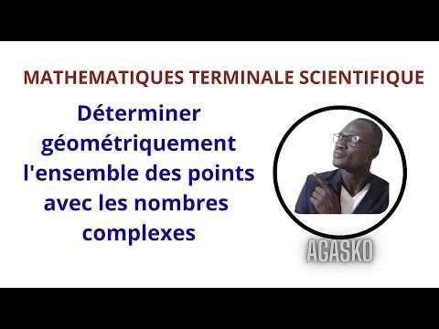 Nombres complexes - Ensemble des points | Terminale S
