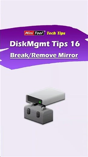 Break Mirror vs Remove Mirror — What’s the difference? #windowstips #windows #diskmanagement