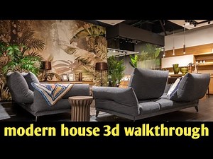 home design walkthrough with design and it's beautiful 3D exterior and interior view with animation