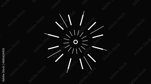 firework, ribbon, fireworks animation Explosive Concentric Shape Accent Lines For Highlighting, firework explosion animation, action, animation, click, explode, expression, infographic