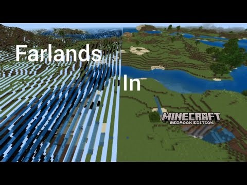 Farlands on minecraft bedrock edition