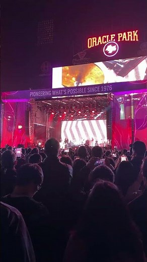 The Killers; Somebody Told Me; Live at Oracle Park (Genentech 50th Anniversary)