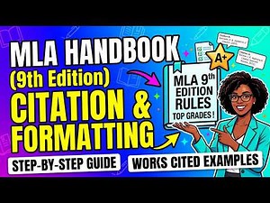 MLA Style Citation & Formatting Guide (9th Edition) | Step-by-Step Tutorial | UGC NET English