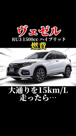 ホンダヴェゼルの燃費と特徴