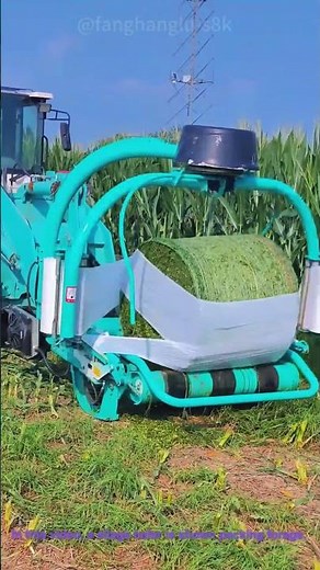 Silage Baler Operation: Witness How Forage is Packed for Preservation in Moments
