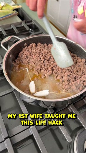 Is this the weirdest way to clean cooking grease? 😱 #kitchenhacks #shorts