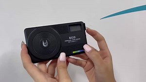 Portable M20 Magnetic Rgb Fill Light Pocket Light Full Color 2000k-9000k 22 Scene Mode Light Effect for Mobile Camera Universal