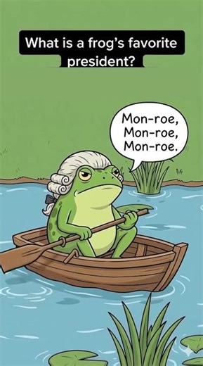 What is a frog's favorite president? #shorts #frogs #animals djh079