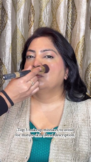 Top 3 makeup mistakes to avoid for mature skin (Read description )