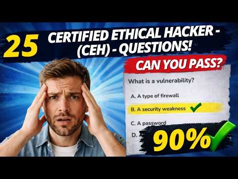 Certified Ethical Hacker Practice Exam 2026 | 25 Real Exam Questions & Answers (CEH v12)