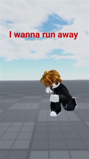 I wanna run away 💓 #roblox