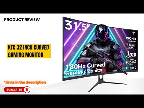 KTC 32” Curved Gaming Monitor Review | 2K QHD 180Hz (185Hz OC) 1500R | Worth It?