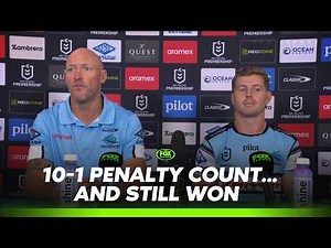 Fitzgibbon Praises Defence 👏 ‘Very Pleased’ After Strong Sharks Victory | Press Conference