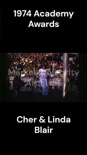 Cher & Linda Blair Academy Awards Arrivals #oscars