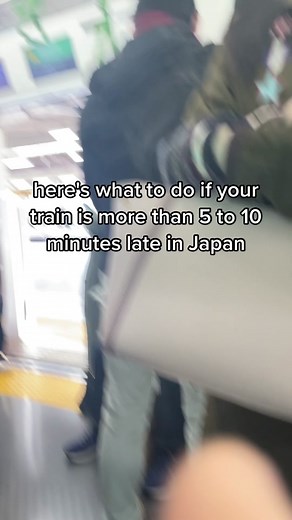 Dealing with Train Delays in Japan