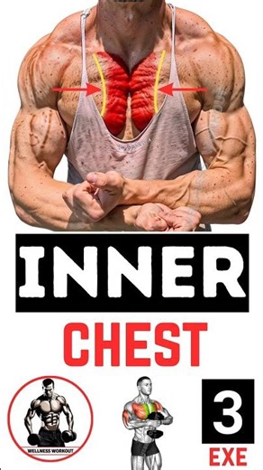 How To Target Your Inner Chest (NO MORE GAP!) #innerchestworkout