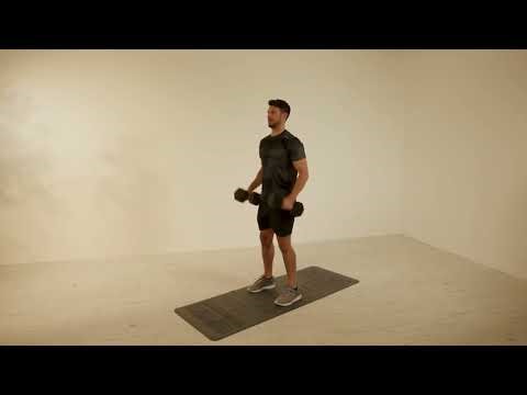 Dumbbell Power Hang Clean | Dumbbell Exercises