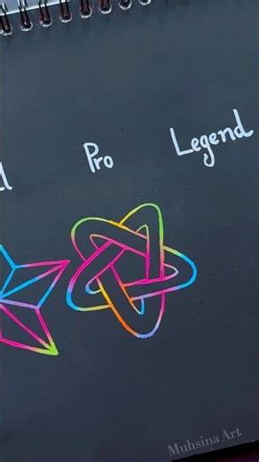 How to draw star #shorts #craft #art #drawing #crafts #satisfying