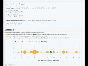 Standard deviation calculator