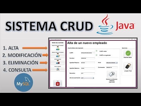 SISTEMA DE ALTAS, BAJAS, CAMBIOS Y CONSULTAS / JAVA / MySQL / Vídeo (1/24)