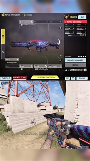 MJ AS VAL Double Edge Gameplay in COD Mobile