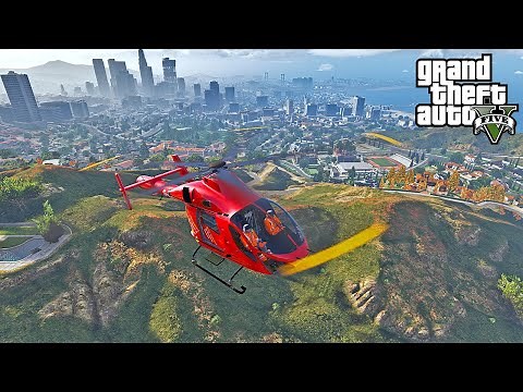 London Air Ambulance! | HUGE Train Crash | GTA 5 Fire Callouts UK Mod (LSPDFR)