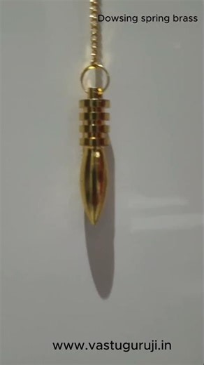 Brass Dowsing Spring in Vastu | Energy Balance & Negative Zone Detection