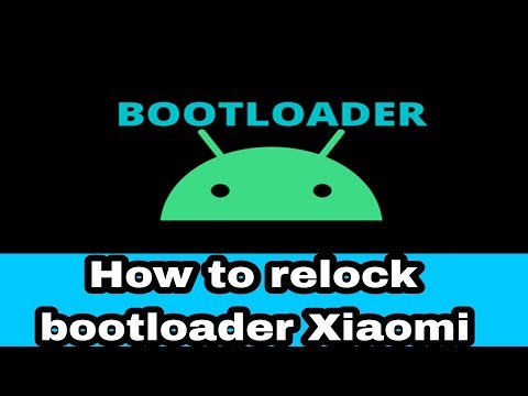 How to relock bootloader Xiaomi