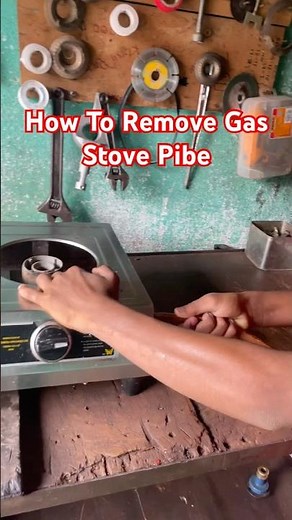 How To Remove Gas Stove Pibe Without Cutting🤯✅ #gasstovepiberemove #gasstoverepair #gasstovepibe