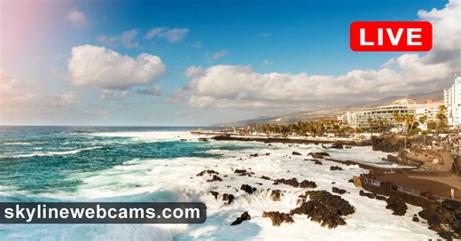 【EN VIVO】 Cámara web en Puerto de la Cruz - Playa San Telmo