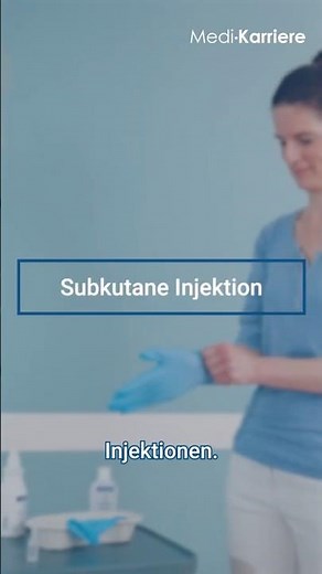Subkutane Injektion - Schritt für Schritt erklärt #shorts #subkutaneinjektion #medikarriereerklärt