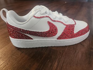 Rhinestone Nike Sneakers - Etsy