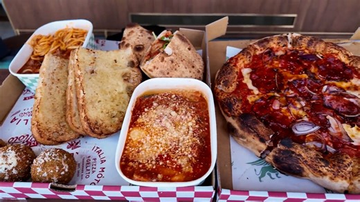 Australian competitive eater faces off against Italian menu showcase