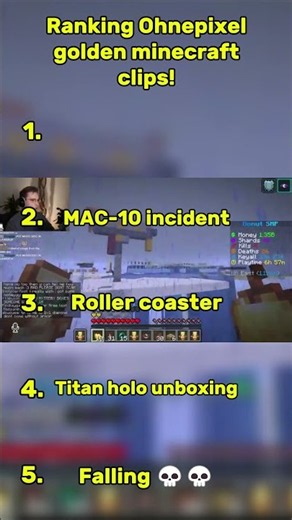 That last clip... 🤣🤣🤣 #minecraft #ohnepixel #minecraftmemes