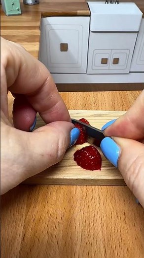 Mini Bluey Pavlova Bake by ‪@MyminiBakes‬ 😋 🍓 💙 | Bluey #ytshorts