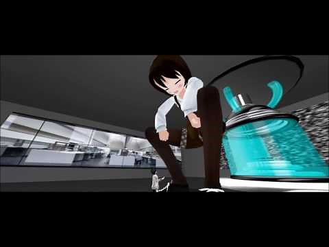 MMD Giantess Growth: The Red Button Growth!