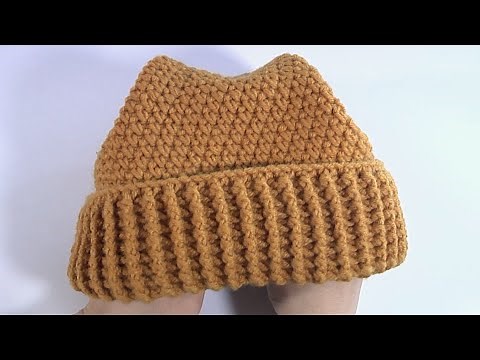 EASY and Super Stylish!!! Unique Crochet Hat Idea For Beginners/Free CROCHET Hat PATTERN/Tutorial