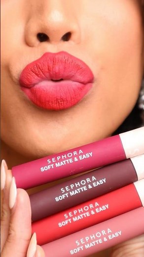 New Sephora Collection Soft Matte & Easy Liquid Lipsticks.