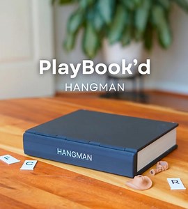Playbook Hangman Game | 3D Printed Fold-up Word Guessing Board Game | Family Game Night - Etsy
